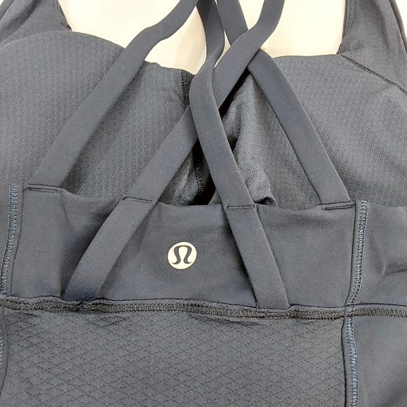 Lululemon Inkwell Paisley Energy Tank Top with Bra - Picture 5 of 11